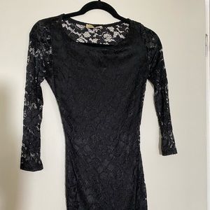 Black Lace Dress - Arden B